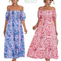 【Big Discounts】Women Floral Dress Ladies Maxi Dress Summer Dress Women Sundress Brand New#BBHOOD