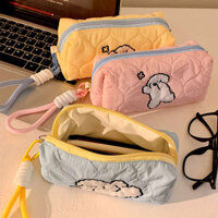 big pen box 2 -compartment pen box fabric pen box baby pen box Dễ Thương Dòng Chó Con Hộp Đựng Bút Chì Bé Gái 2025 Phong Cách Mới Dung Tích Lớn Văn Phòng Phẩm Hộp Đựng Đựng Mỹ Phẩm Di Động Túi Bảo Quản