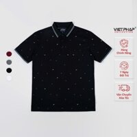 (BIG SALE) Áo Polo Nam VIỆT PHÁP Form Luxury - Thun In 4 Chiều, lịch lãm, sang trọng 98801