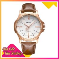 [BIG SALE] ĐỒNG HỒ THỜI TRANG NAM DÂY DA TẶNG KÈM VÒNG TAY