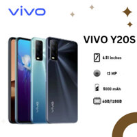 [BIG SALES] Điện thoại thông minh VIVO Y20s | RAM 8GB + ROM 256GB | Máy ảnh trí tuệ nhân tạo 13MP