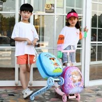 [BIG SALES] Vali Kéo Có Xe trượt Scooter cho bé từ 4 đến 10 tuổi - Loại Bánh Xe Lớn Chắc Chắn