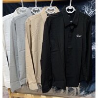 (big size <120kg ) sơ mi tay dài vải bố thêu chữ big size