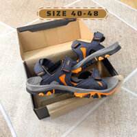 [BIG SIZE 44-48]Giày Sandal Quai Hậu Big Size Nam Bento Xanh Thời Trang-Giày Sandal Ngoại Cỡ Big Size 44 45 46 47 48Xanh