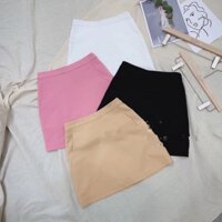big size Chân váy A trong có quần C026 - đen,2xl