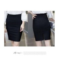 Big size Chân váy công sở xẻ sau C010U - Xl
