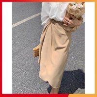 (BIG SIZE) chân váy dài công sở đẹp phối khoen- c110