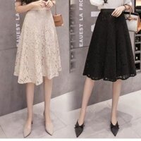 (BIG SIZE) chân váy ren dài