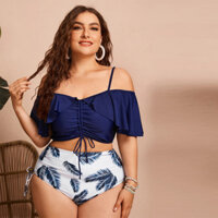 (Big size) Đồ bơi, Bikini 2 mảnh Size Lớn, Giấu Bụng, Kín Đáo Cho Người Béo Mập #B101