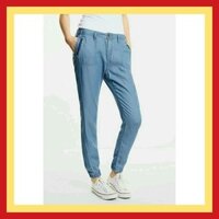[Big size] Quần jogger jean giấy nữ xuất khẩu chính hãng Bonny
