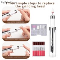 Bigbabyhouse Điện Sơn Móng Tay Mũi Khoan Móng Tay Chuyên Nghiệp Mài Đánh Bóng Loại Bỏ Da Chết Nghệ Thuật Chà Nhám Tập Tin Bút Máy Làm Móng VN