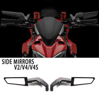 Bigdealshot Dành Cho Ducati Streetfighter V4 S V4S V2 Phụ Kiện Xe Máy Side-Mirror Cánh Gió Bên Chiếu Hậu Gương Đảo Chiều BBS