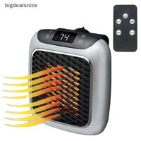 Bigdealsnice 800W Mini Nóng Cho Gia Đình Phòng Tắm Nhỏ Heag Quạt Treo Tường PTC Gốm Điện Nóng Có Điều Khiển Từ Xa ZBN