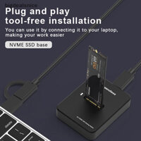 Bigdealsnice M2 NVME Docking Station M Key USB M 2 USB C SSD Case NVME Và NGFF HD SSD Docking Station Base ZBN