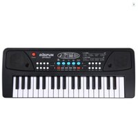 Bigfun 37 Phím Đàn Organ Điện Tử USB Trẻ Em Đàn Piano Điện Có Micro Âm Nhạc Kỹ Thuật Số Màu Đen Bàn Phím Điện Tử Tích Hợp Loa Stereo Với 8 Tông Màu 8 Nhịp Điệu 6 Bài Hát Demo 4 Percu