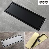 Biggers Chiều dài 30 cm thép không gỉ thoát nước sàn phòng tắm dòng chảy lớn lắp thiết kế cống thoát sàn nhà bếp