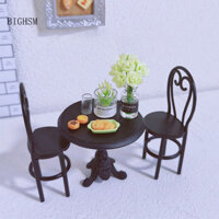 Bighsm Nội Thất Thu Nhỏ Cảnh Mô Hình Nhà Búp Bê Phụ Kiện Mini Lounge Bàn Ăn Và Ghế Bộ Martijn