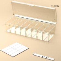 Bighsm Trading Card Deck Box Case Acrylic Hộp Đựng Thẻ Bảo Quản Sở Thích Chắc Chắn Với 7 Bộ Chia Có Thể Tháo Rời Cho Thẻ Giao Dịch SKK