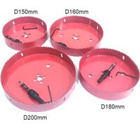 (Bigshop) Mũi khoan khoét lỗ gỗ, nhựa, thạch cao đường kính lớn D145-200mm