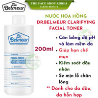 Bigsize (400 ML) Nước hoa hồng dành cho da mụn The Face Shop DR.BELMEUR CLARIFYING FACIAL TONER