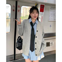 [Bigsize 55-100kg] Áo khoác cardigan basic for girl