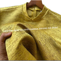 [BIGSIZE 5XL, HOẢ TỐC 2H] ÁO DÀI NAM LỤA TAFTA VÂN GỖ DÀY DẶN 5 MÀU KHÔNG KÈM QUẦN MẶC BÊ BƯNG QUẢ, ĐI TIỆC, CƯỚI HỎI