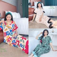 ✅BIGSIZE (60-75KG)PIJAMA LỤA TAY NGẮN,ĐỒ BỘ SAU SINH, ĐỒ BỘ SIZE TO, ĐỒ DÀNH CHO NGƯỜI MẬP✅