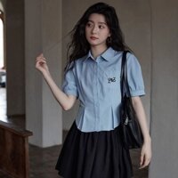 [Bigsize 85kg] Áo sơ mi Chuppy kiểu Pháp