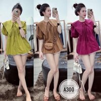 Bigsize Áo cổ nhọn A300