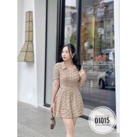 BIGSIZE Đầm thun cổ trụ D1015