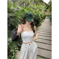BIGSIZE HIẾU HIẾU (55-95KG) - Áo ống / Áo quây trơn croptop nữ có kèm mút dễ phối đồ