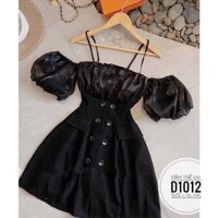 BIGSIZE NHUNG LÊ Đầm trễ vai D1012