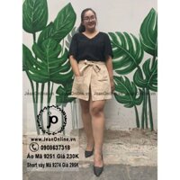 Bigsize Nữ - Áo Kiểu Viền Ren (MS: 9251)