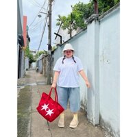 [Bigsize] Quần Jean lửng ống rộng Unisex nam nữ màu xanh wash lên form trẻ trung cá tính từ 60-100kg