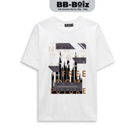 [BigSize - SALE] Áo Thun Nam Màu Trắng BB-Boiz Form Bigsize 70-135kg