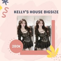 BIGSIZE SET ÁO CUB REN DÂY KÈM CV TẦNG (TỪ 60KG - 90KG)