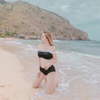 Bikini 2 mảnh bèo voan trắng
