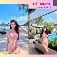 bikini 2 mảnh cánh hoa hồng