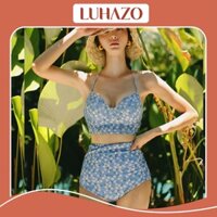 Bikini 2 mảnh nâng ngực cạp cao có gọng mút hở lưng đồ bơi đi biển sexy Hàn Quốc 358&298&2391 DK5T102