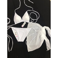 Bikini áo tắm 3 mon kèm khăn voan choàng ngoài ( sẵn HCM )