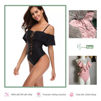 BIKINI Áo tắm phong cách Âu Mỹ Đồ bơi nữ gợi cảm có mút ngực Swimsuit ZALORA (sale mẫu lẻ size) [Lưu Mã KM trong SP]