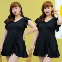 Bikini Bộ Đồ Bơi Nữ Big Size Dạng Váy Kín Đáo Cho Người Béo Mập (Nhúm)