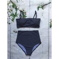 Bikini chấm bi dạng ống