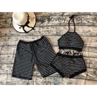 Bikini , Cuple Đôi Nam Nữ Yếm Đùi, Yếm Váy  MK0005