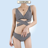 Bikini đi biển liền thân 1 mảnh hở lưng liền thân đồ bơi nữ sexy Hàn Quốc DK10T101