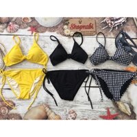 Bikini đồ bơi thắt nút giữa ngực siêu sexy