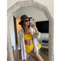 Bikini hai mảnh - MILIAN đồ bơi hai mảnh cạp cao - 𝙆𝙊𝙍𝙉 𝙗𝙞𝙠𝙞𝙣𝙞 gân tăm nhiều màu