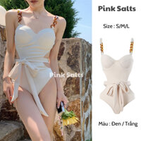 Bikini liền thân Bodysuit, đồ bơi đi biển một mảnh sexy mẫu mới nhất 2024 B034 Pinkslat