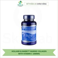 (Bill Anh) 120 Viên uống bổ sung collagen đẹp da Holland & Barrett Marine Collagen With Vitamin C 1000mg