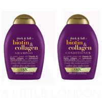 (Bill Anh) Dầu gội, xả OGX Biotin & Collagen Shampoo - Conditioner 385ml